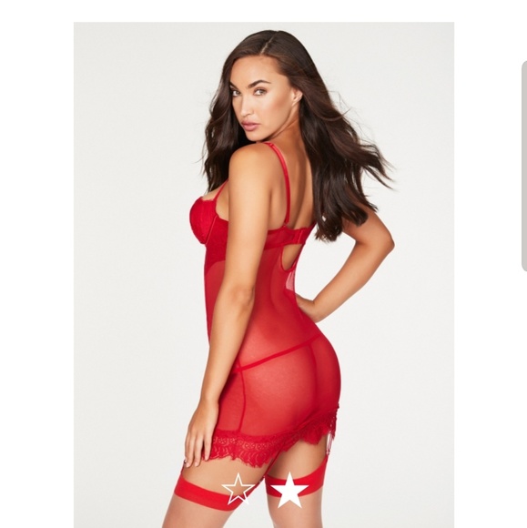 NWOT☆Stephanie Eyelash Lace Chemise - Picture 3 of 8